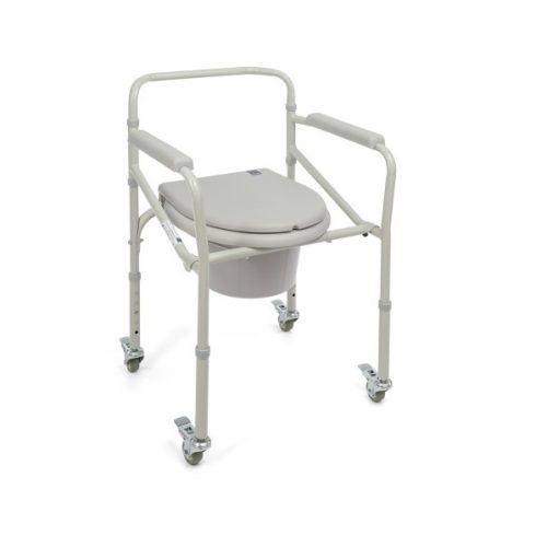 TGR-R KT 023C Krzesło toaletowe na kółkach